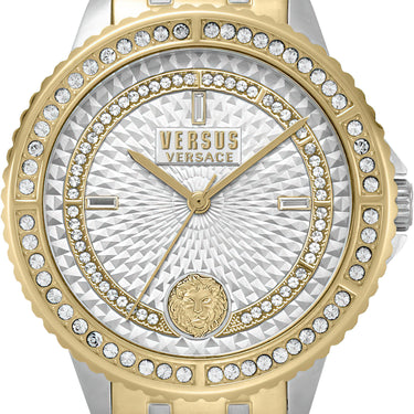 Versus by Versace Damen Armbanduhr Montorgueil 38 mm Armband Edelstahl VSPLM3921